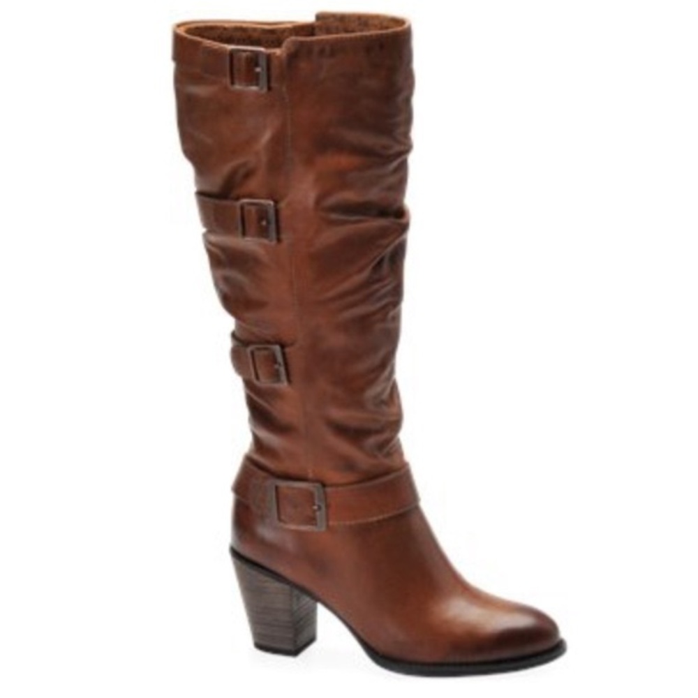 NWOB Sofft “Colorado” tall boots tobacco size 10